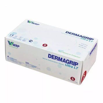 Рукавички нітрилові Dermagrip Ultra LT 100 пар сині PRC000210_0 фото