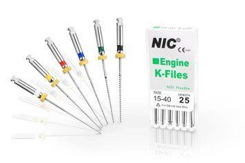 Роторні ендодонтичні файли NIC Engine K File 30 ФР-00000160 фото