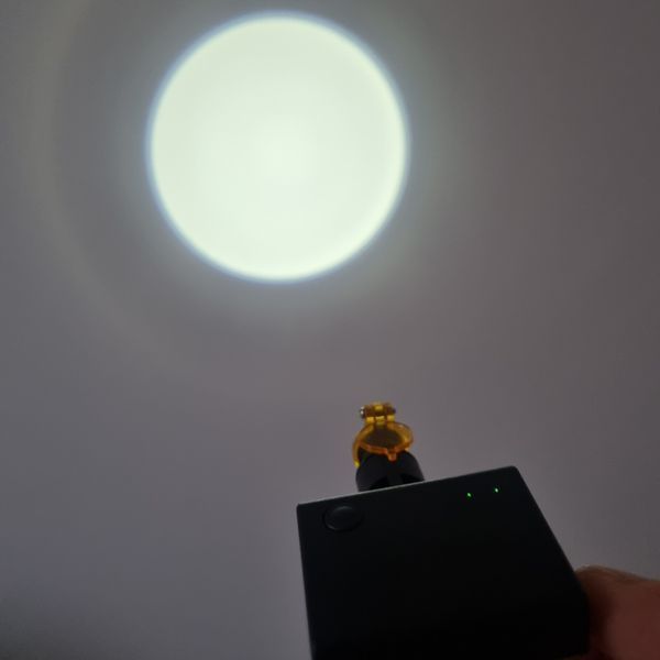 Бездротова LED підсвітка для бінокулярів на прищіпці ( З помаранчевим фільтром ) для роботи з фотополимерами 2132898280 фото