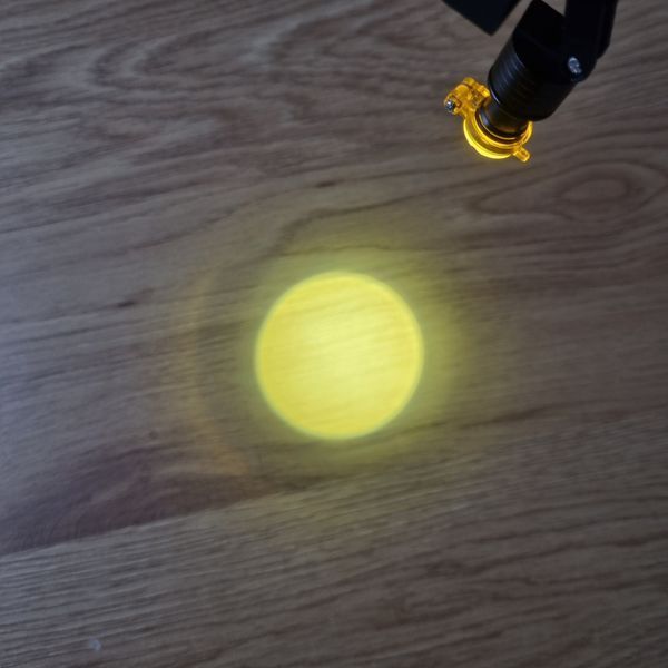 Бездротова LED підсвітка для бінокулярів на прищіпці ( З помаранчевим фільтром ) для роботи з фотополимерами 2132898280 фото