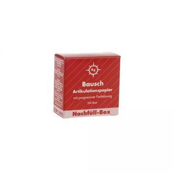 Папір артикуляційний Бауш (Bausch) BK1002 червоний 200 мкм 1000 шт BSH000080 фото